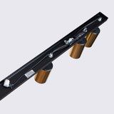 Plafond Winx 6L Schwarz Gold Opulente 6-Flammige Lampe In Schwarz-Gold-Leuchtezauber