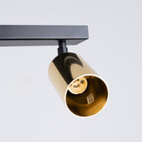 Plafond Winx 6L Schwarz Gold Opulente 6-Flammige Lampe In Schwarz-Gold-Leuchtezauber