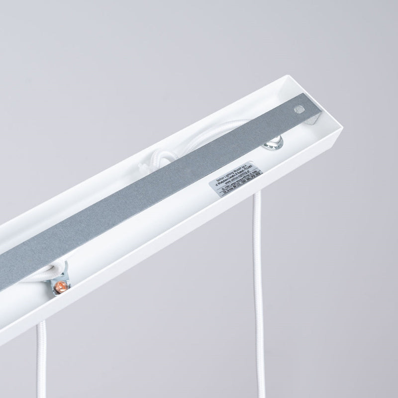 Hängeleuchte Prysm 3-flammig Linear Weiß – Modern & Luftig-Leuchtezauber