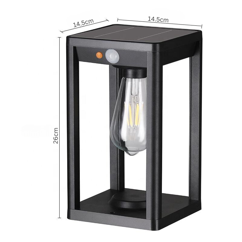 Säule Solarenergie Lampe-Leuchtezauber