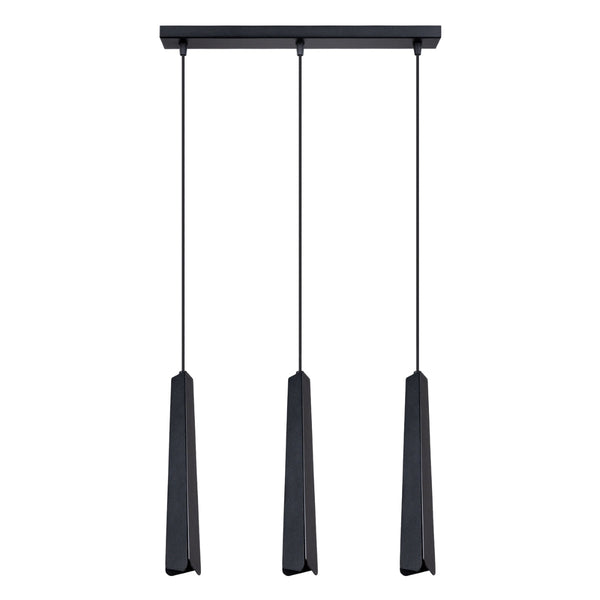 Hängeleuchte Prysm 3-flammig Linear Schwarz – Geometrisch & Modern-Leuchtezauber