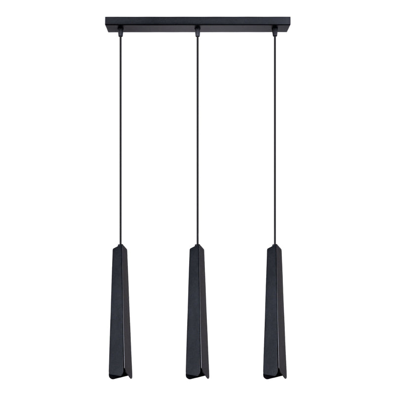 Hängeleuchte Prysm 3-flammig Linear Schwarz – Geometrisch & Modern-Leuchtezauber