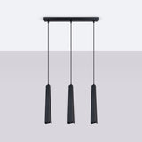 Hängeleuchte Prysm 3-flammig Linear Schwarz – Geometrisch & Modern-Leuchtezauber