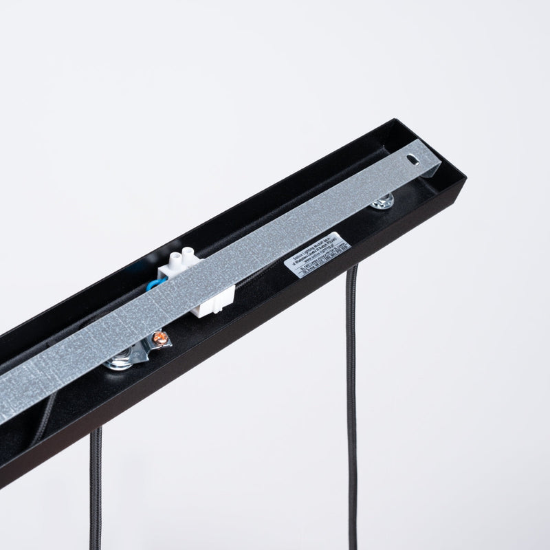 Hängeleuchte Prysm 3-flammig Linear Schwarz – Geometrisch & Modern-Leuchtezauber