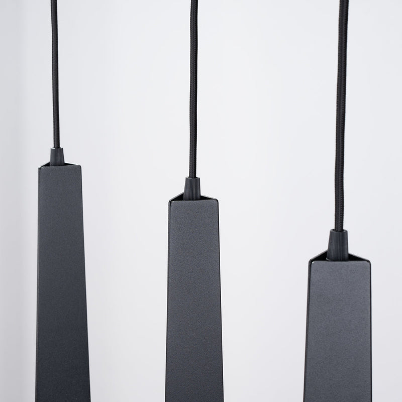Hängeleuchte Prysm 3-flammig Linear Schwarz – Geometrisch & Modern-Leuchtezauber