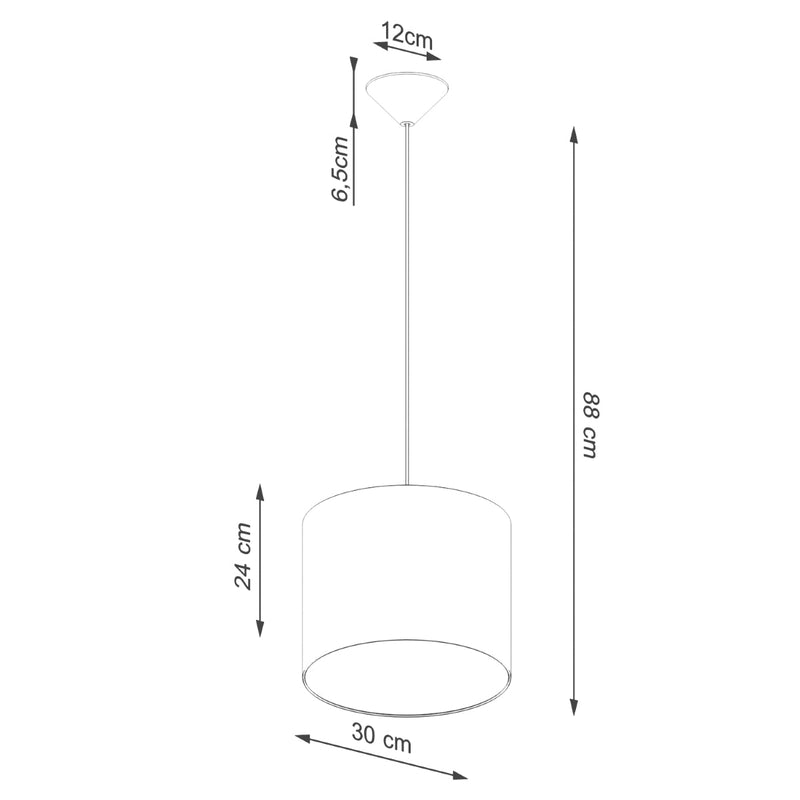 Hängeleuchte NOVA 30 Weiß – Minimalistisches Design, Ø30cm-Leuchtezauber
