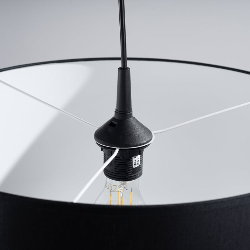 Hängeleuchte Nova Ø40 cm Schwarz – Zeitlose Ästhetik mit Charakter-Leuchtezauber