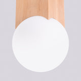 Plafond Solis Naturholz Minimalistische Holz-Deckenleuchte Rund-Leuchtezauber