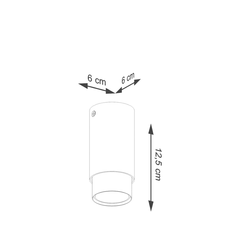 Plafond Nero Ø12,5 Cm Schwarz-Chrom Kompakte Leuchte In Chromoptik-Leuchtezauber