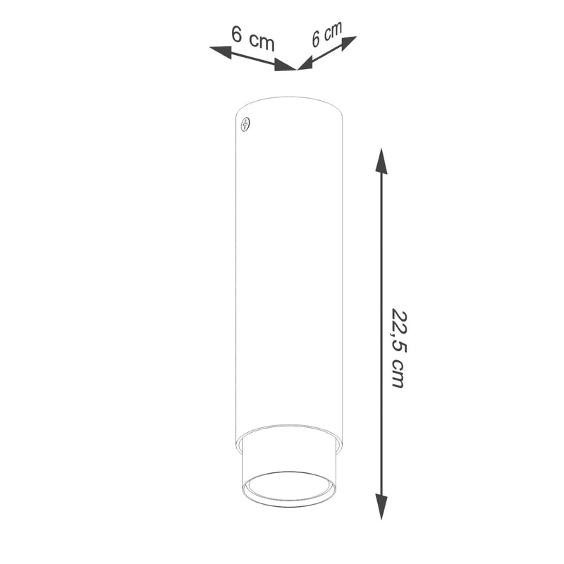 Plafond Nero Ø22,5 Cm Schwarz-Chrom Moderner Metallic-Look-Leuchtezauber