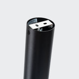 Plafond Nero Ø22,5 Cm Schwarz-Chrom Moderner Metallic-Look-Leuchtezauber