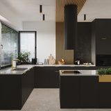 Plafond Nero Ø12,5 Cm Schwarz-Gold Stilvolle Kleine Deckenleuchte-Leuchtezauber