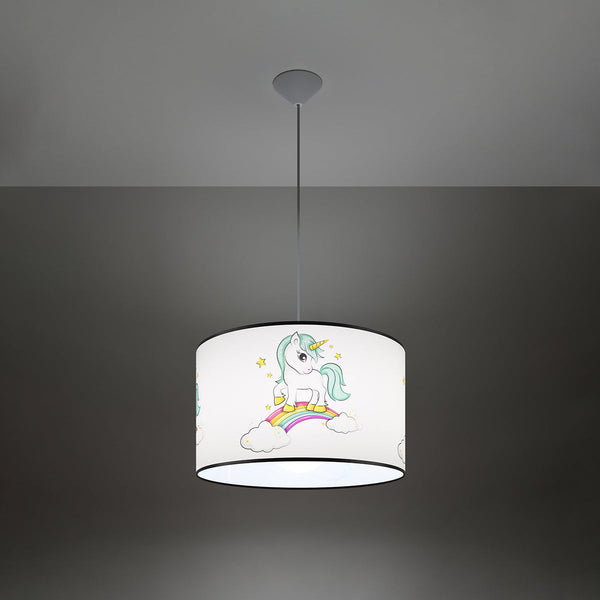 Hängeleuchte Unicorn Ø40cm – Traumhaftes Design in Pastell-Leuchtezauber