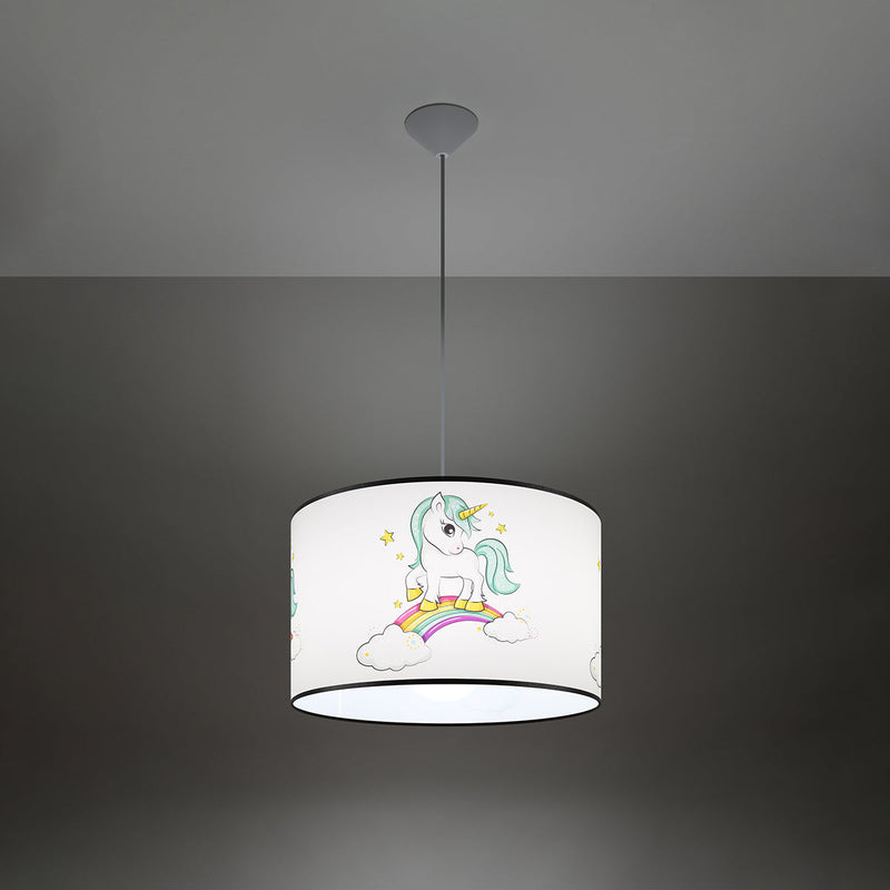Hängeleuchte Unicorn Ø40cm – Traumhaftes Design in Pastell-Leuchtezauber