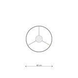 Pendelleuchte Princess Ø40cm – Elegant mit sanftem Schimmer-Leuchtezauber