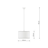 Pendelleuchte Princess Ø40cm – Elegant mit sanftem Schimmer-Leuchtezauber