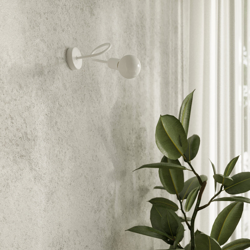 Wandleuchte Loop Weiß Led Rund Minimalistisch Modern-Leuchtezauber