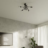Wandleuchte Loop Schwarz Led Rund Design Wandlampe-Leuchtezauber