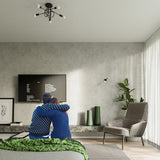 Kronleuchter Loop 3-flammig Schwarz – Kompakt & Stilvoll-Leuchtezauber