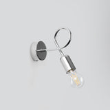 Wandleuchte Loop Chrom Runde Wandlampe Mit Chromoptik – Glänzend & Modern-Leuchtezauber
