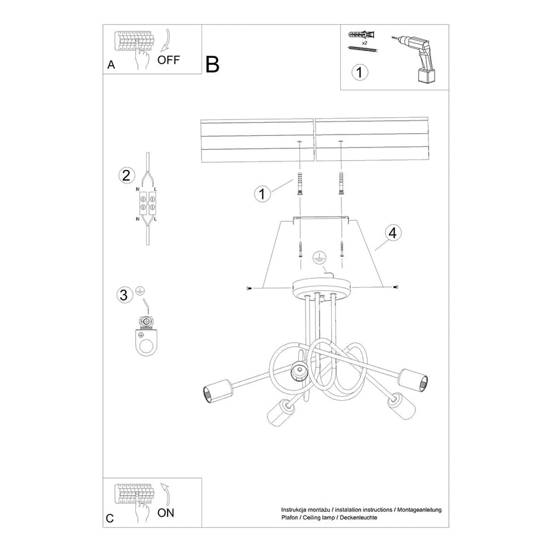 Kronleuchter LOOP 5-flammig Chrom – Modernes Design-Leuchtezauber