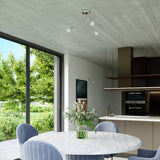 Kronleuchter LOOP 5-flammig Chrom – Modernes Design-Leuchtezauber