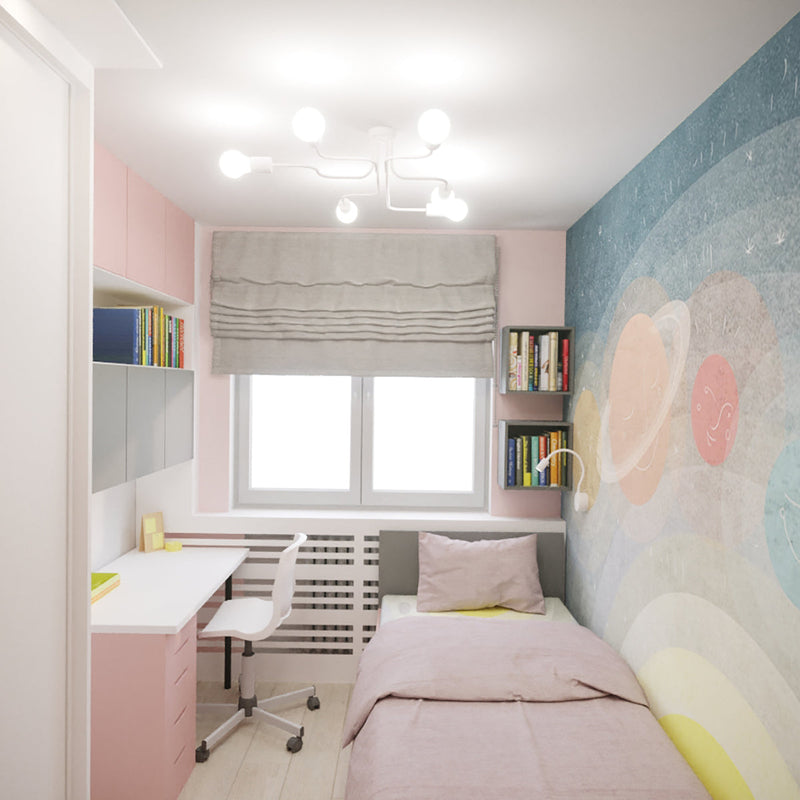 Kronleuchter Vector 6-flammig Weiß – Minimalistisch & Hell-Leuchtezauber