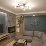 Kronleuchter Vector 6-flammig Weiß – Minimalistisch & Hell-Leuchtezauber