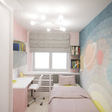 Kronleuchter Vector 8-flammig Weiß – Klar & Geometrisch-Leuchtezauber