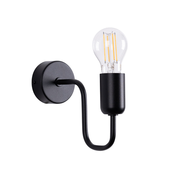 Wandleuchte Vector Schwarz Led Modern Metall Design-Leuchtezauber