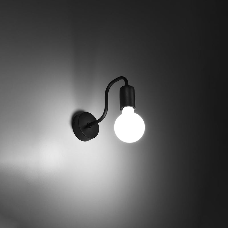 Wandleuchte Vector Schwarz Led Modern Metall Design-Leuchtezauber