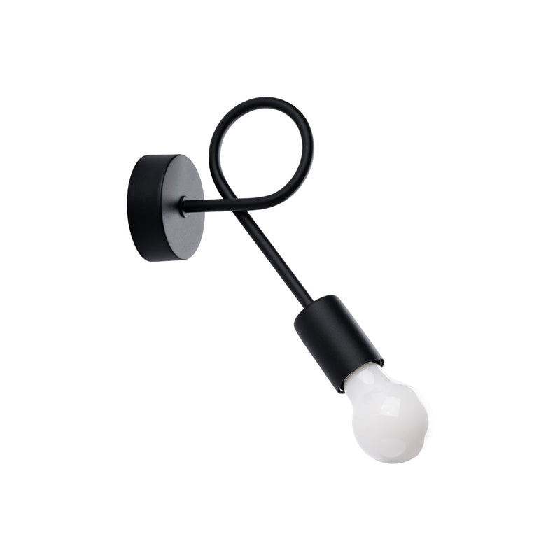 Wandleuchte Levar Schwarz Minimalistische Schwarze Wandlampe – Schlicht & Elegant-Leuchtezauber
