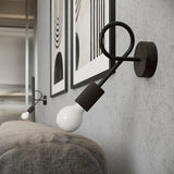 Wandleuchte Levar Schwarz Minimalistische Schwarze Wandlampe – Schlicht & Elegant-Leuchtezauber