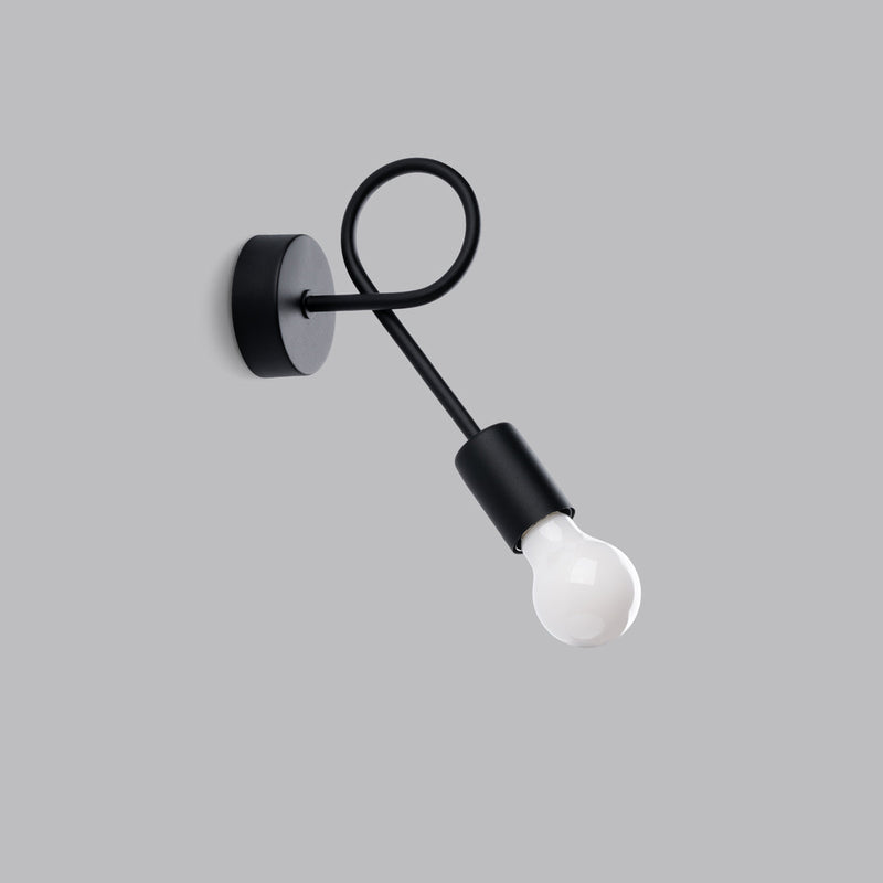 Wandleuchte Levar Schwarz Minimalistische Schwarze Wandlampe – Schlicht & Elegant-Leuchtezauber