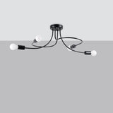 Kronleuchter LEVAR Schwarz – Modernes Design-Leuchtezauber