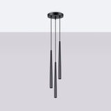 Pendelleuchte Bliss 3-flammig Schwarz – Industrial Look-Leuchtezauber