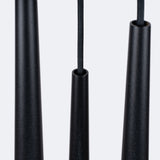 Pendelleuchte Bliss 3-flammig Schwarz – Industrial Look-Leuchtezauber