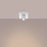 Plafond Lagos 3-Flammig Weiß Elegante Led-Deckenleuchte Weiß-Leuchtezauber