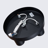 Plafond Lagos 3-Flammig Schwarz Elegante Lichtlösung Mit Spots-Leuchtezauber