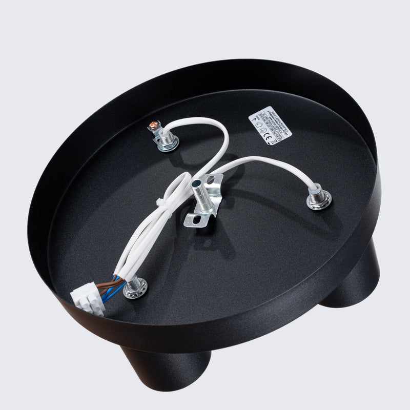 Plafond Lagos 3-Flammig Schwarz Elegante Lichtlösung Mit Spots-Leuchtezauber