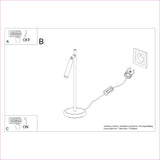 Tischlampe Pastelo Schwarz – Glas-Tischleuchte In Schwarz, Modern-Leuchtezauber
