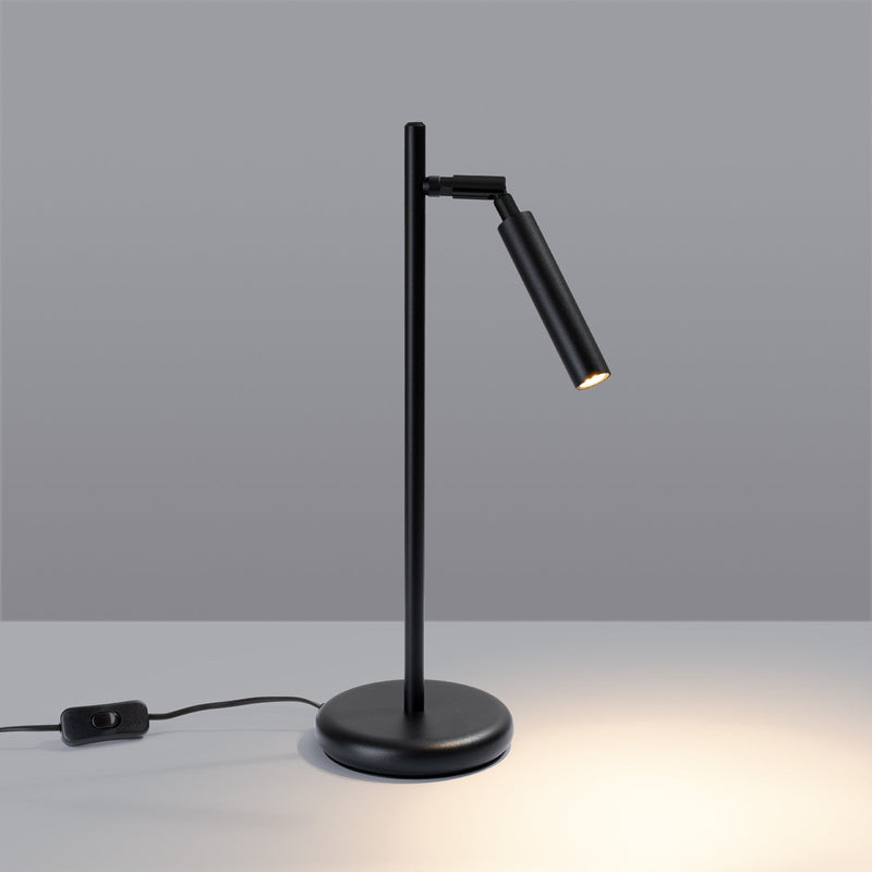 Tischlampe Pastelo Schwarz – Glas-Tischleuchte In Schwarz, Modern-Leuchtezauber