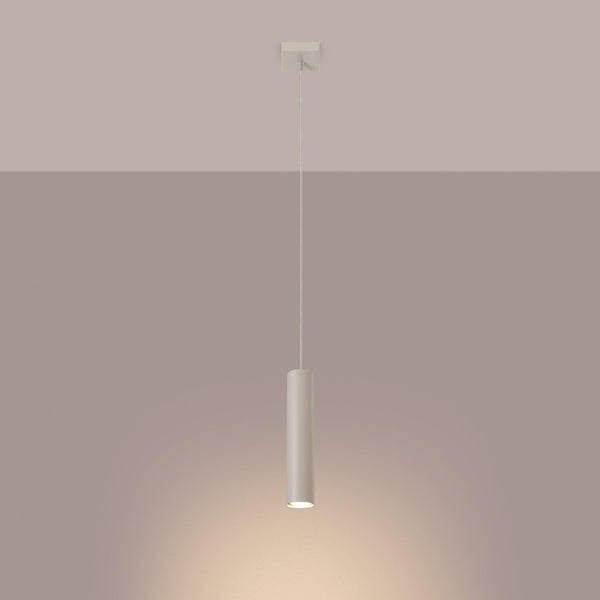 Pendelleuchte Lagos 1-flammig Beige – Minimalistisch & Zeitlos-Leuchtezauber