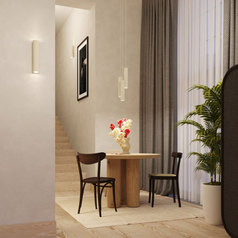 Pendelleuchte Lagos 3-flammig Pyramide Beige – Stilvoll & Natürlich-Leuchtezauber