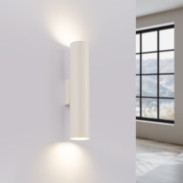 Wandleuchte Lagos 2 Beige Schlichte Wandlampe Mit Zwei Spots – Neutral & Vielseitig Kombinierbar-Leuchtezauber