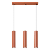 Pendelleuchte LAGOS 3L roter Ocker-Leuchtezauber