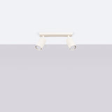 Plafond Ring 2 Beige Minimalistische 2-Flammige Deckenleuchte In Beige-Leuchtezauber