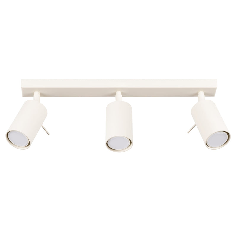 Plafond Ring 3L Beige Schlanke 3-Flammige Deckenlampe In Beige-Leuchtezauber