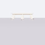 Plafond Ring 3L Beige Schlanke 3-Flammige Deckenlampe In Beige-Leuchtezauber