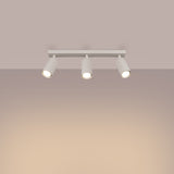 Plafond Ring 3L Beige Schlanke 3-Flammige Deckenlampe In Beige-Leuchtezauber